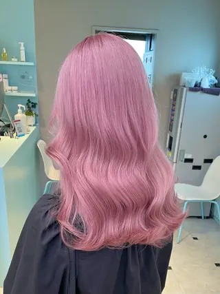 ロング カラー 🩷暖色カラー🩷 BONのヘアスタイル