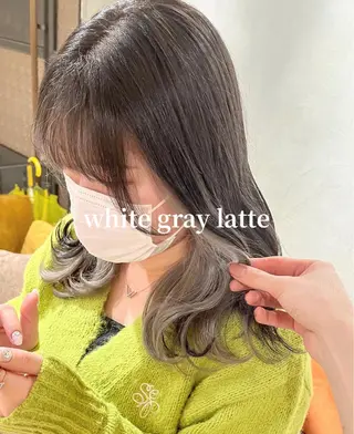 ミディアム 🧡ミルクティー/ レイヤー🧡ショウナのヘアスタイル