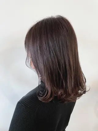 ミディアム カラー 岩戸 新のヘアスタイル