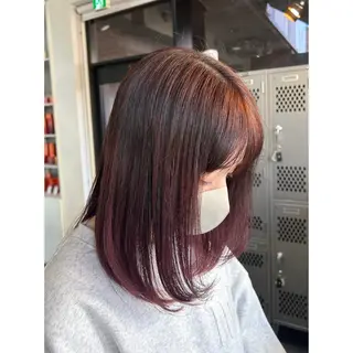 ミディアム カラー Mplus  二子玉川所属・◎鹿嶋◎暖色ｶﾗｰ /ﾒﾝｽﾞﾊﾟｰﾏのヘアスタイル