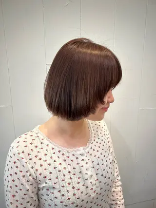 カラー 💟艶カラー・トリー トメント/リサ🤍のヘアスタイル