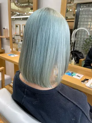 ミディアム カラー youres hair はなれ店所属・髪質改善🌸縮毛矯正 専門家💖後藤のヘアスタイル