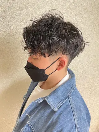 ショート パーマ メンズ 辻堂メンズ特化 YU-YAのヘアスタイル