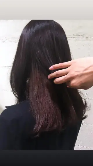 カラー 中村 碧のヘアスタイル