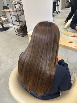 ロング sand 池袋　2nd所属・縮毛矯正艶髪ヘア マナミ🇰🇷🩶のヘアスタイル