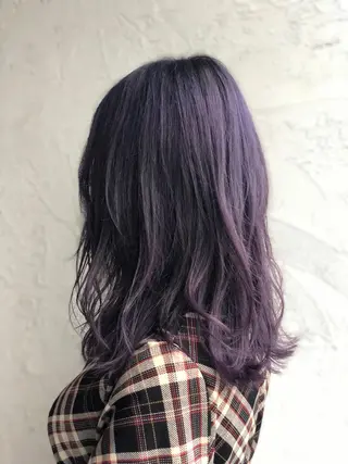 セミロング uti所属・菊池 幹のヘアスタイル