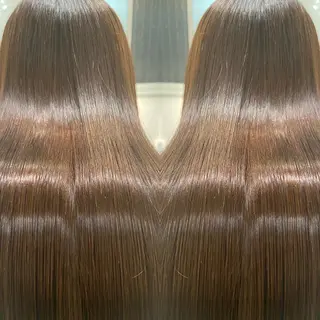 ロング ツバサ 髪質改善のヘアスタイル