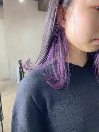 ミディアム カラー 透明感カラー特化型 NAOKIのヘアスタイル