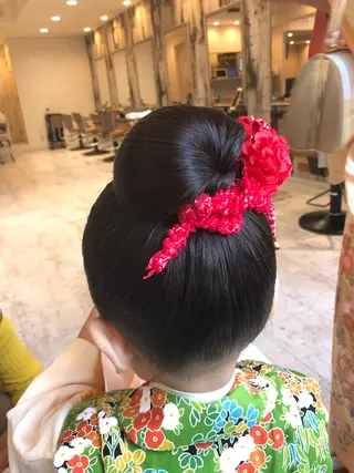 ヘアアレンジ キッズ 【デザイナー】田中 美生のヘアスタイル