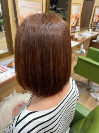 ミディアム カラー 梶尾 悠人のヘアスタイル