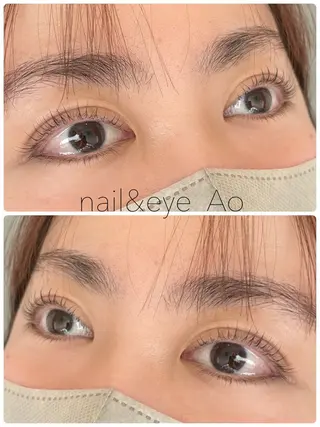 メンズ マツエク・マツパ nail&eye Aoのマツエク・マツパデザイン