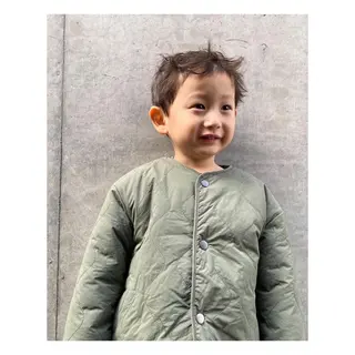 メンズ キッズ 菊池大一 溝の口パーマのヘアスタイル