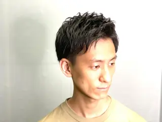 ミディアム メンズ HIRO GINZA 池袋東口店所属・林田 龍明のヘアスタイル