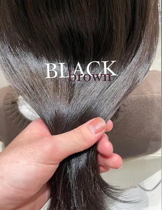 ロング カラー k-twoたき✨艶感 カラー/美髪矯正のヘアスタイル