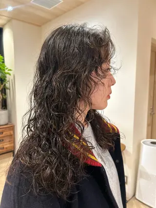 ロング パーマ tricca  ginza所属・ボブ・レイヤー ・パーマ【iri】のヘアスタイル