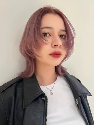 ミディアム カラー レイヤー,ボブ / 彩未のヘアスタイル