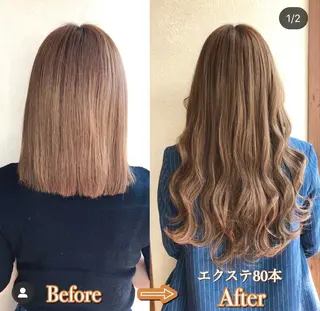 カラー 韓国ハッシュカット/ 新宿/髪質改善/岡崎のヘアスタイル