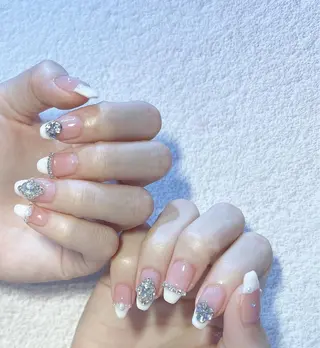 ネイル ちゅるんネイル🪄 耳ツボジュエリー🔗のネイルデザイン