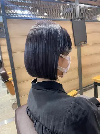 ショート カラー youres hair 髪質改善トリートメント&ヘッドスパ  新宿三丁目店【ユアーズヘア】所属・🦋透明感カラー 👑NODOKA🦋のヘアスタイル