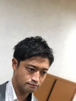 メンズ BELO福島所属・ツイストスパイラル 成林康平のヘアスタイル