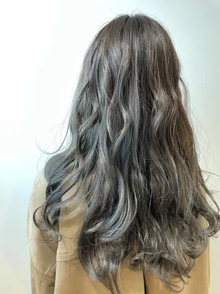 ミディアム カラー IwAsh中山所属・✂︎中山ブリーチ・ パーマ✂︎露木智也のヘアスタイル