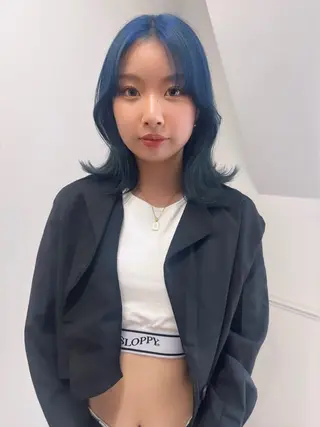 ミディアム カラー nendo_hair所属・ハイトーン/ボブ 🎀sonokaのヘアスタイル