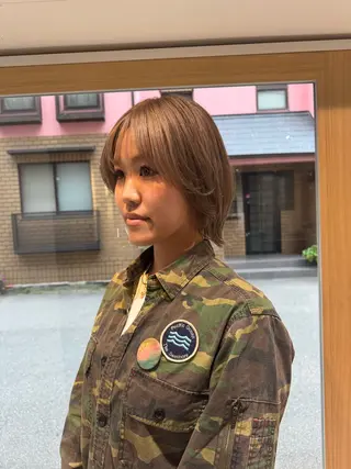 ショート A.Ｍ.hair所属・福本 凌のヘアスタイル
