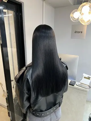 ロング カラー etora 渋谷所属・ワンホンヘア🇨🇳 髪質改善/itaruのヘアスタイル