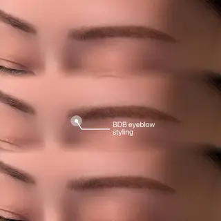 アイブロウ 福田花音/スタイリ スト兼任アイリストのヘアスタイル