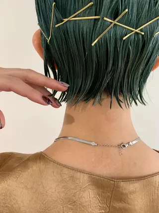 ミディアム カラー ヘアアレンジ ANY／SUE 千葉パーマのヘアスタイル