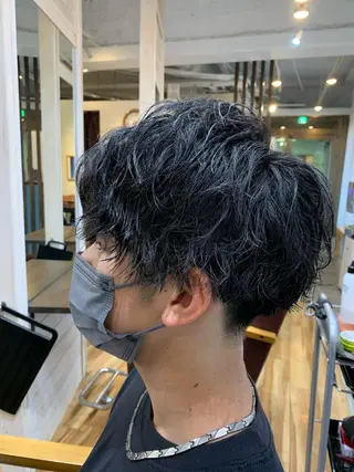 ショート CECIL hair なんば店所属・メンズパーマ 艶髪☆店長☆有馬のヘアスタイル