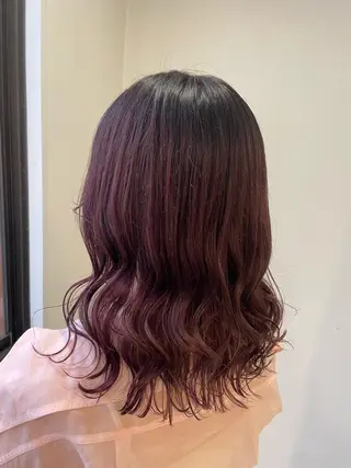 ミディアム カラー ✰︎Rad✩.*˚‪ カノンのヘアスタイル