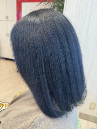 ミディアム 松尾 怜奈のヘアスタイル