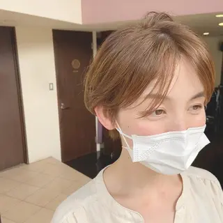 ショート カラー AIRFLOW所属・韓国ヘア ユイカのヘアスタイル