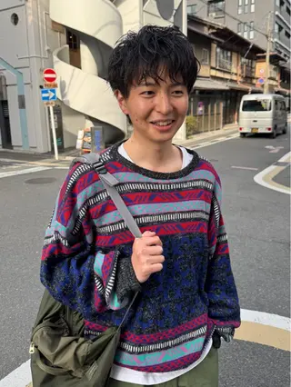 ショート 加藤 悠真のヘアスタイル