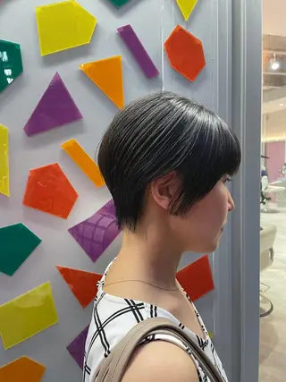 ショート ショート 嶋津祥希のヘアスタイル