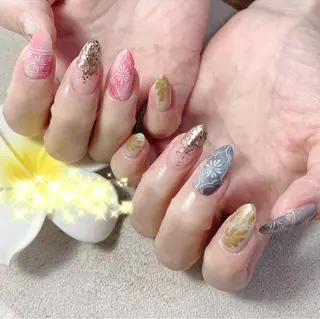 ネイル REMIA　湘南台　～eyelash&nail～所属・REMIA 奥本のネイルデザイン