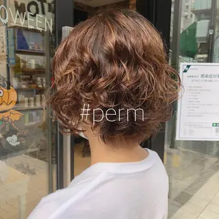 ミディアム パーマ 🩵ANELA東口 齋藤琴音💚のマツエク・マツパデザイン