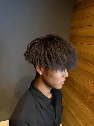 ショート パーマ litbyfifth 末吉海里のヘアスタイル