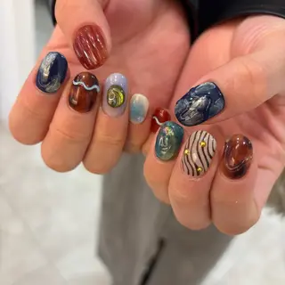 ネイル 栗田 ゆう子のネイルデザイン