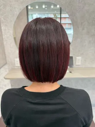 ショート カラー 🌺ハイトーン🌺 矢葺 なぎさ🌺🌺のヘアスタイル