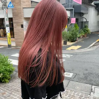 ロング カラー salowin SHIBUYA me+店所属・kasumi/渋谷/ パーマのヘアスタイル