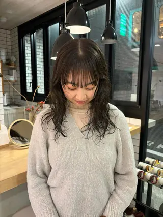 ロング カラー パーマ izumi/ ボブ/パーマのヘアスタイル