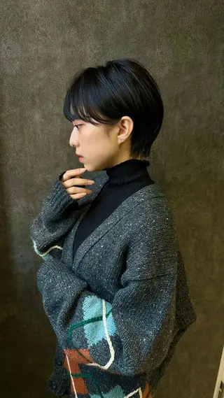 ショート カラー 女性が憧れる ショート/角田愛和のヘアスタイル