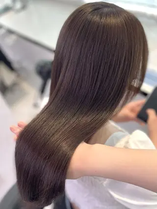 カラー ヘアアレンジ ロング 🫧柔らか透明感🫧 大人っぽヘア🛁🫧のヘアスタイル