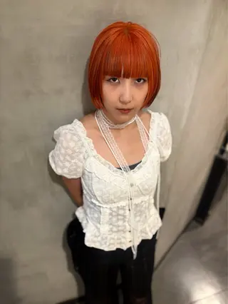 ショート カラー 優 作のヘアスタイル