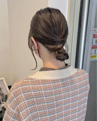 ミディアム ヘアアレンジ 【sim】 mizuのヘアスタイル