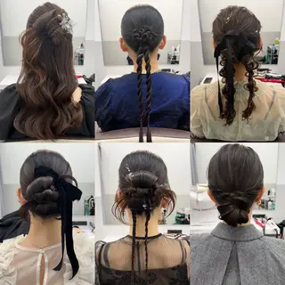 セミロング ヘアアレンジ SALOWIN新宿三丁目 Frente店所属・薄田 珠美のヘアスタイル