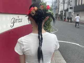 ロング ヘアセット/艶カラー ♡Ayaka♡のヘアスタイル