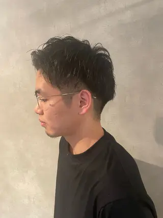 メンズ フリーランスシェアサロンルレイル所属・心斎橋/メンズ /ルレイル/地形真希のヘアスタイル